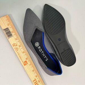 Rothy's the POINT grey flats 6.5